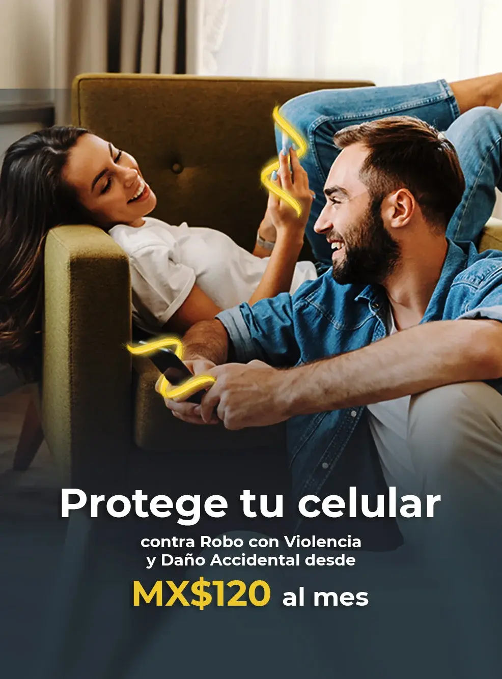 Protege tu celular contra Robo con Violencia y Daño Accidental desde MX$120 al mes